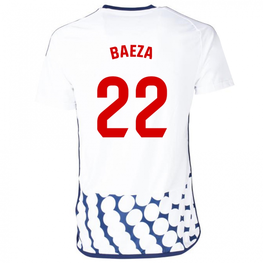 Kinderen Miguel Baeza #22 Wit Uitshirt Uittenue 2023/24 T-Shirt België