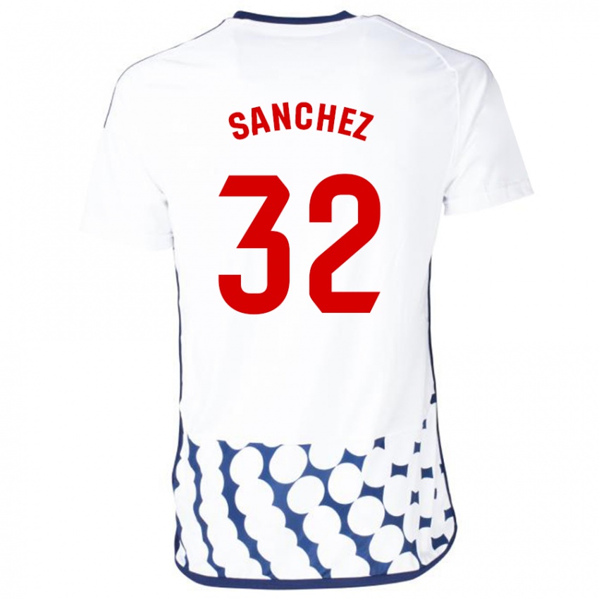 Kinderen Rubén Sánchez #32 Wit Uitshirt Uittenue 2023/24 T-Shirt België