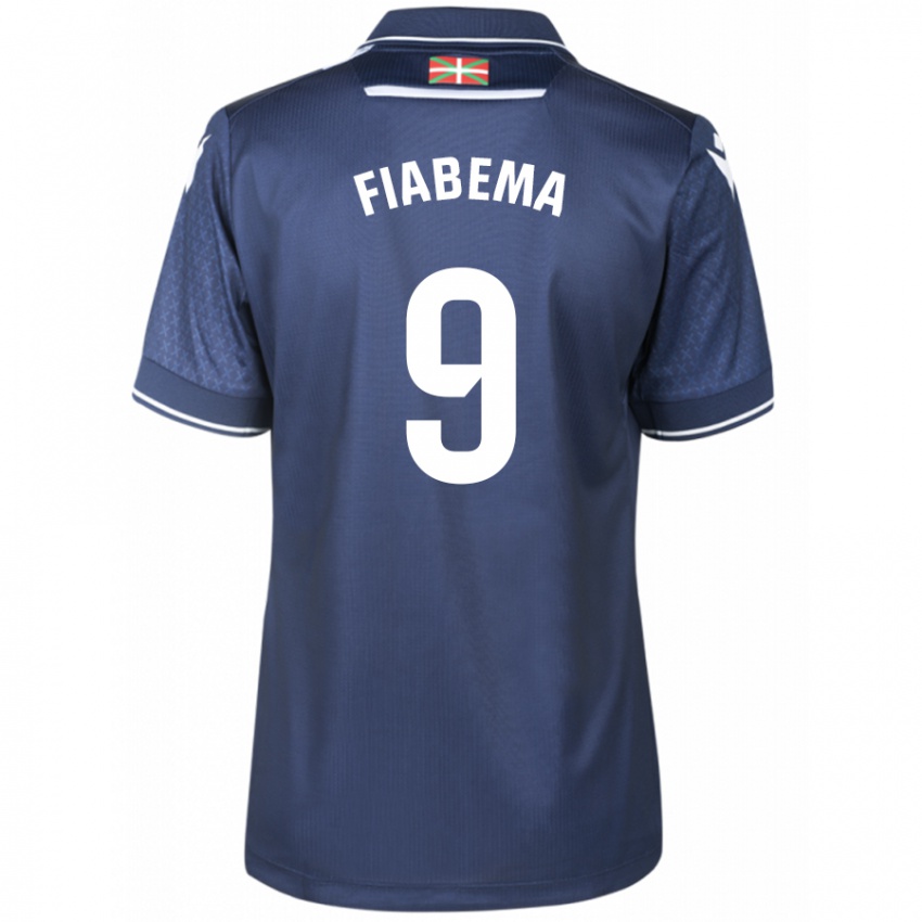 Kinderen Bryan Fiabema #9 Marine Uitshirt Uittenue 2023/24 T-Shirt België
