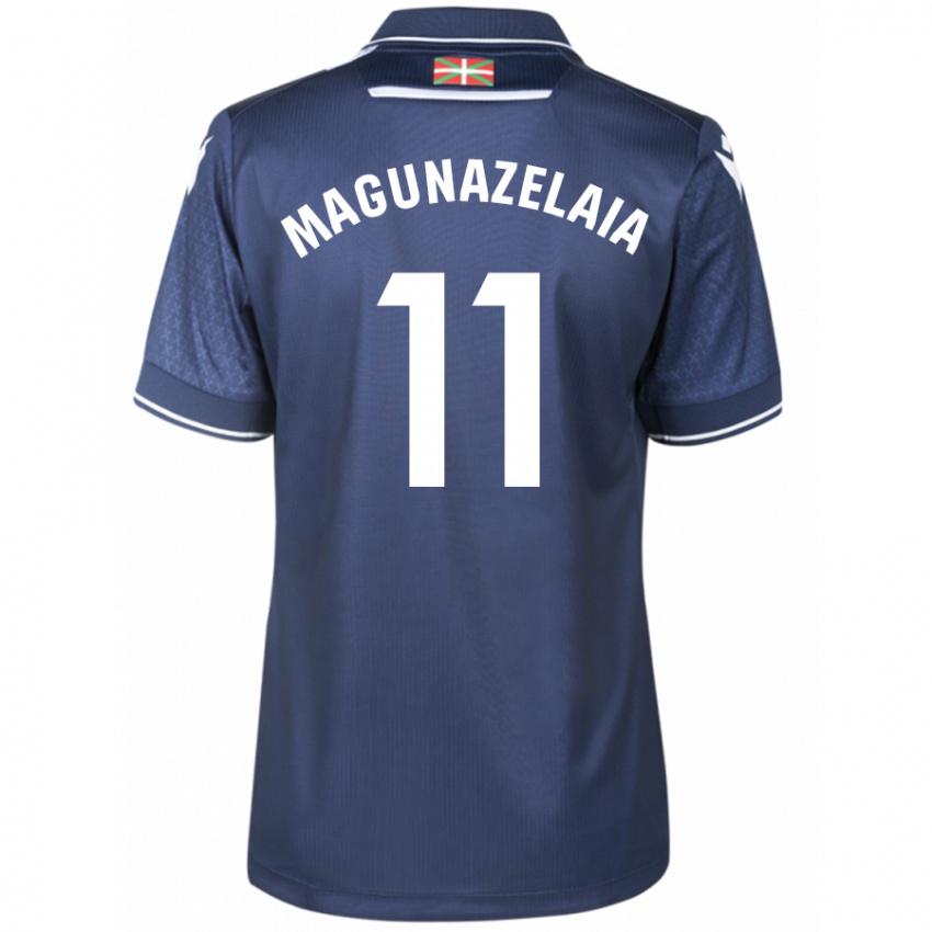 Kinderen Jon Magunazelaia #11 Marine Uitshirt Uittenue 2023/24 T-Shirt België