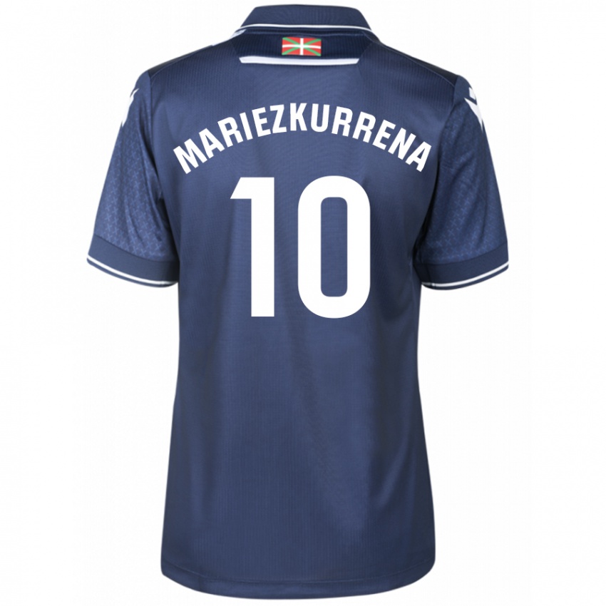 Kinderen Arkaitz Mariezkurrena #10 Marine Uitshirt Uittenue 2023/24 T-Shirt België