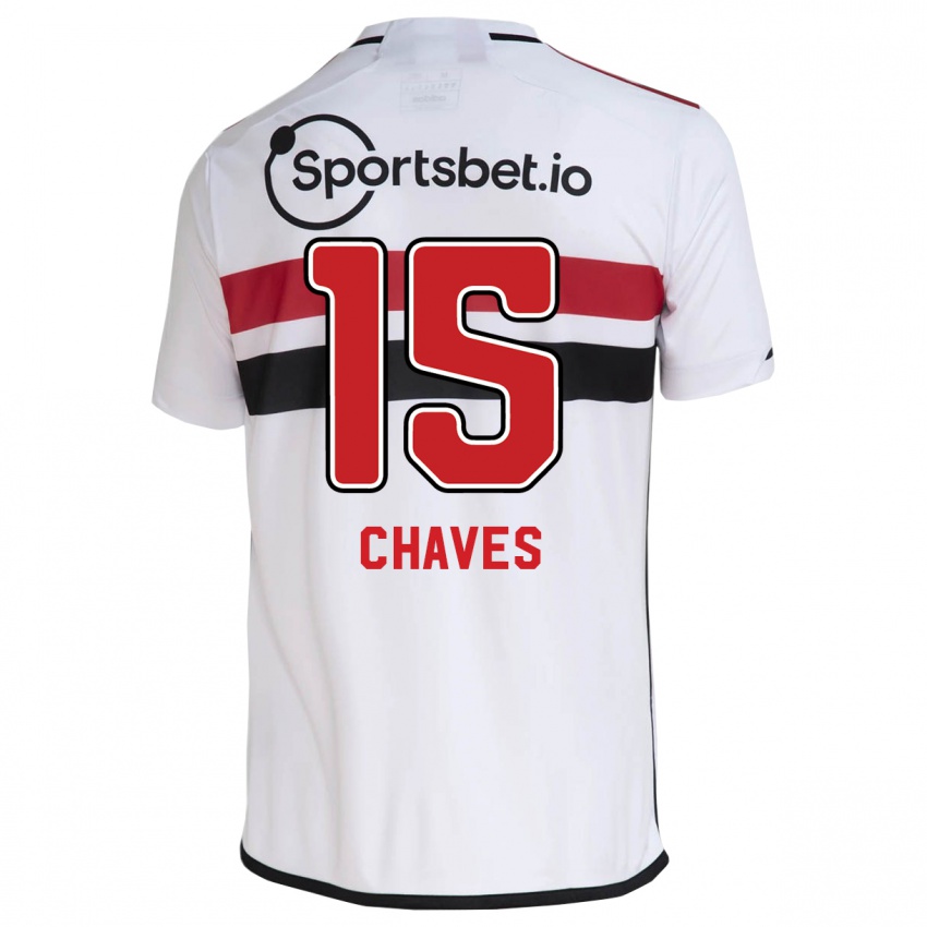 Heren Carol Chaves #15 Wit Thuisshirt Thuistenue 2023/24 T-Shirt België