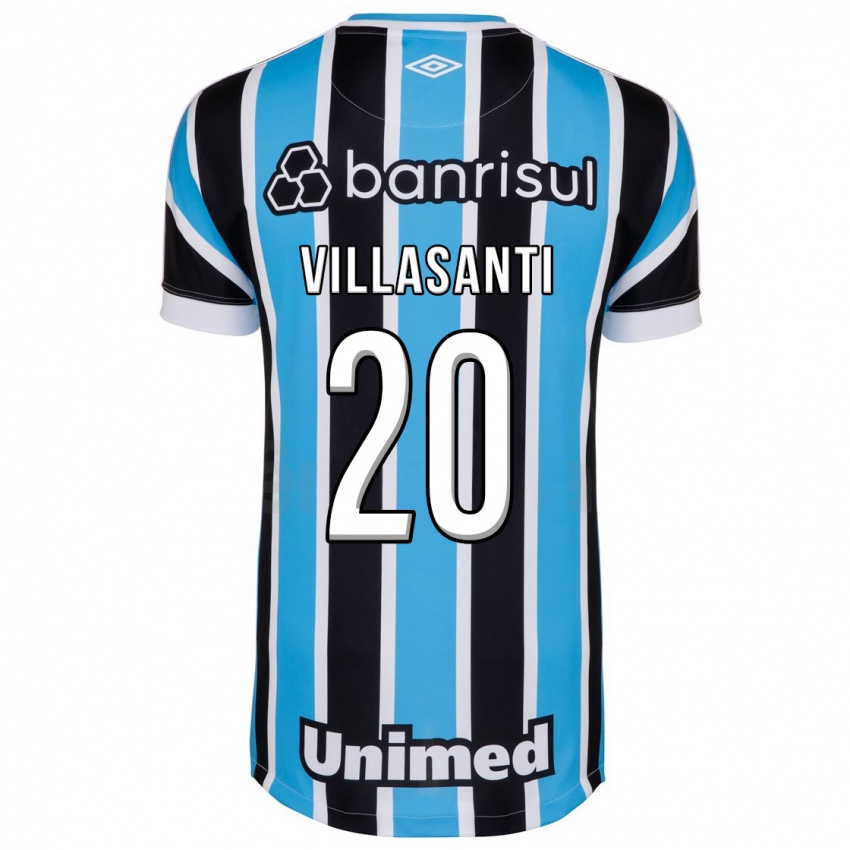 Heren Mathías Villasanti #20 Blauw Thuisshirt Thuistenue 2023/24 T-Shirt België
