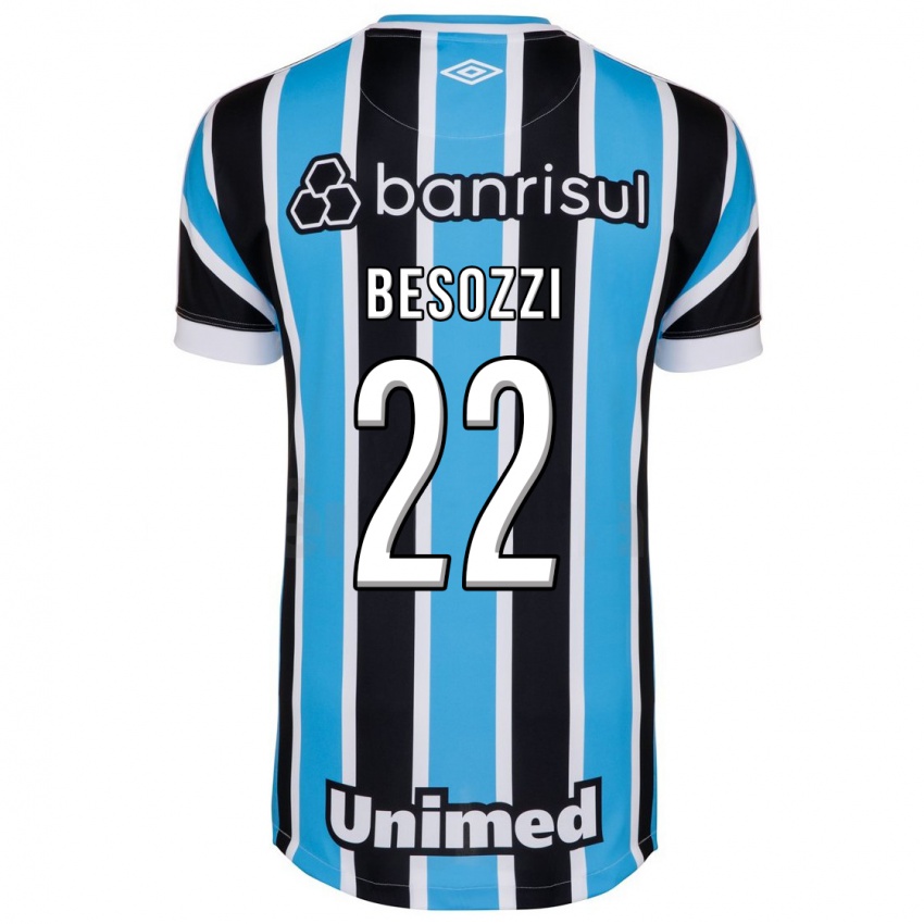 Heren Lucas Besozzi #22 Blauw Thuisshirt Thuistenue 2023/24 T-Shirt België