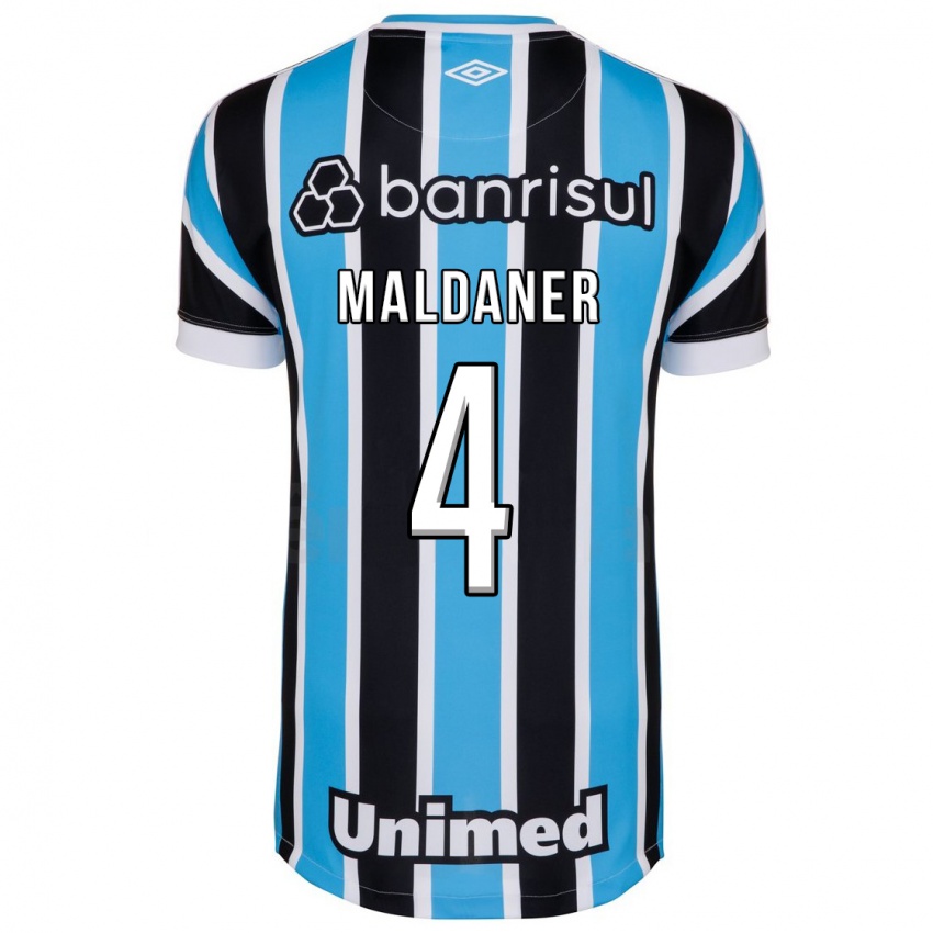 Heren Pati Maldaner #4 Blauw Thuisshirt Thuistenue 2023/24 T-Shirt België