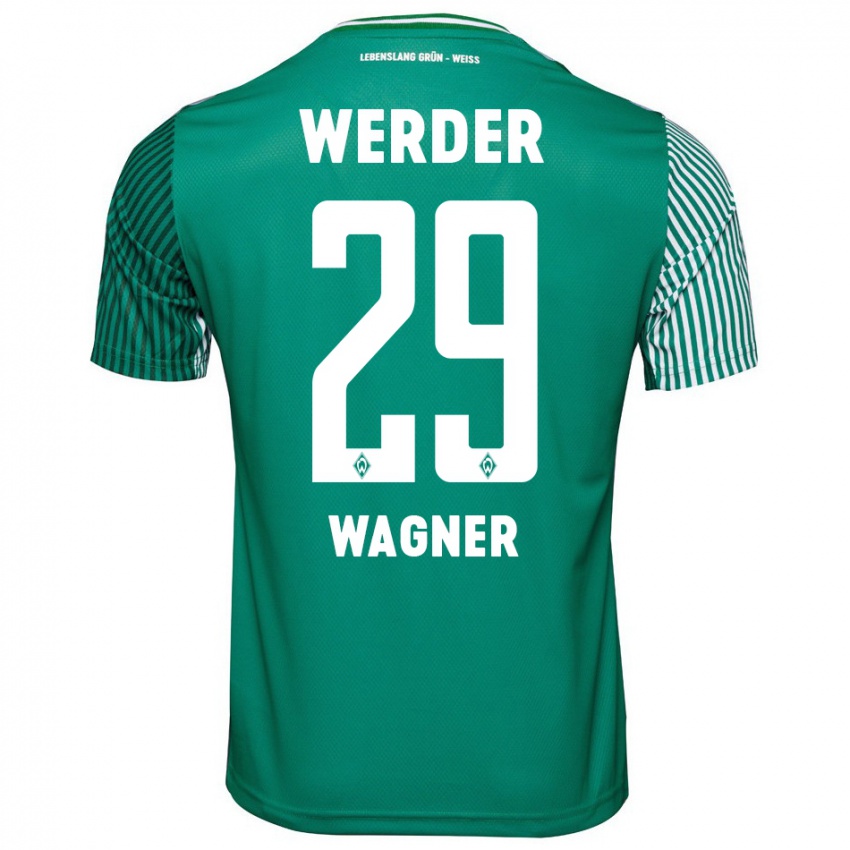 Heren Paul Wagner #29 Groente Thuisshirt Thuistenue 2023/24 T-Shirt België