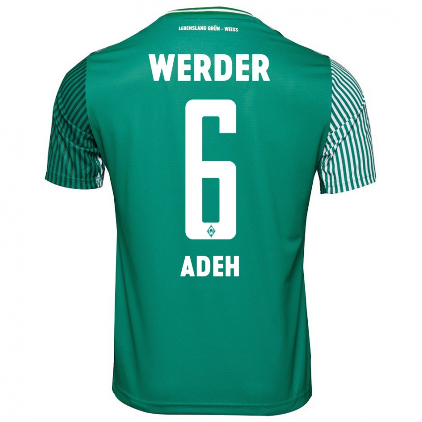 Heren Wesley Adeh #6 Groente Thuisshirt Thuistenue 2023/24 T-Shirt België