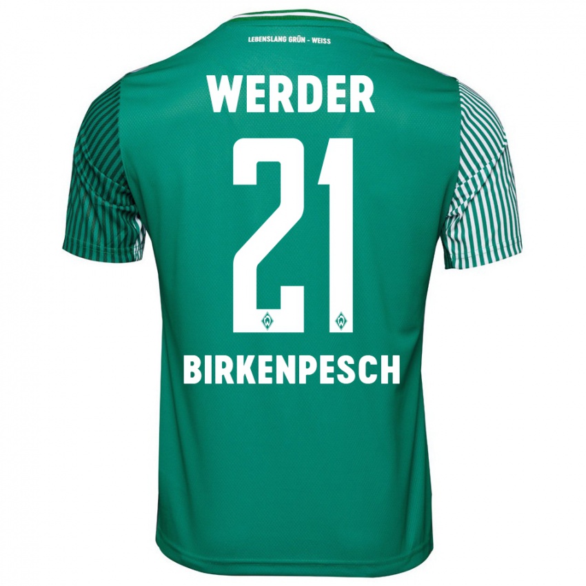 Heren Noah Birkenpesch #21 Groente Thuisshirt Thuistenue 2023/24 T-Shirt België