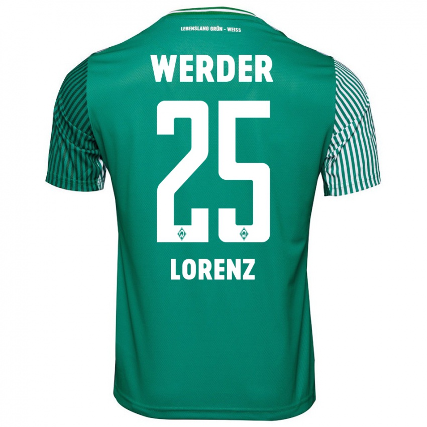 Heren Jacob Lorenz #25 Groente Thuisshirt Thuistenue 2023/24 T-Shirt België