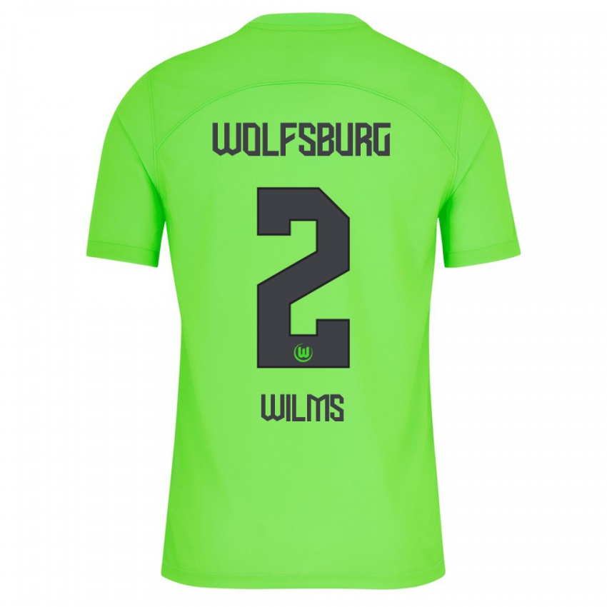 Herren Lynn Wilms #2 Grün Heimtrikot Trikot 2023/24 T-Shirt Belgien