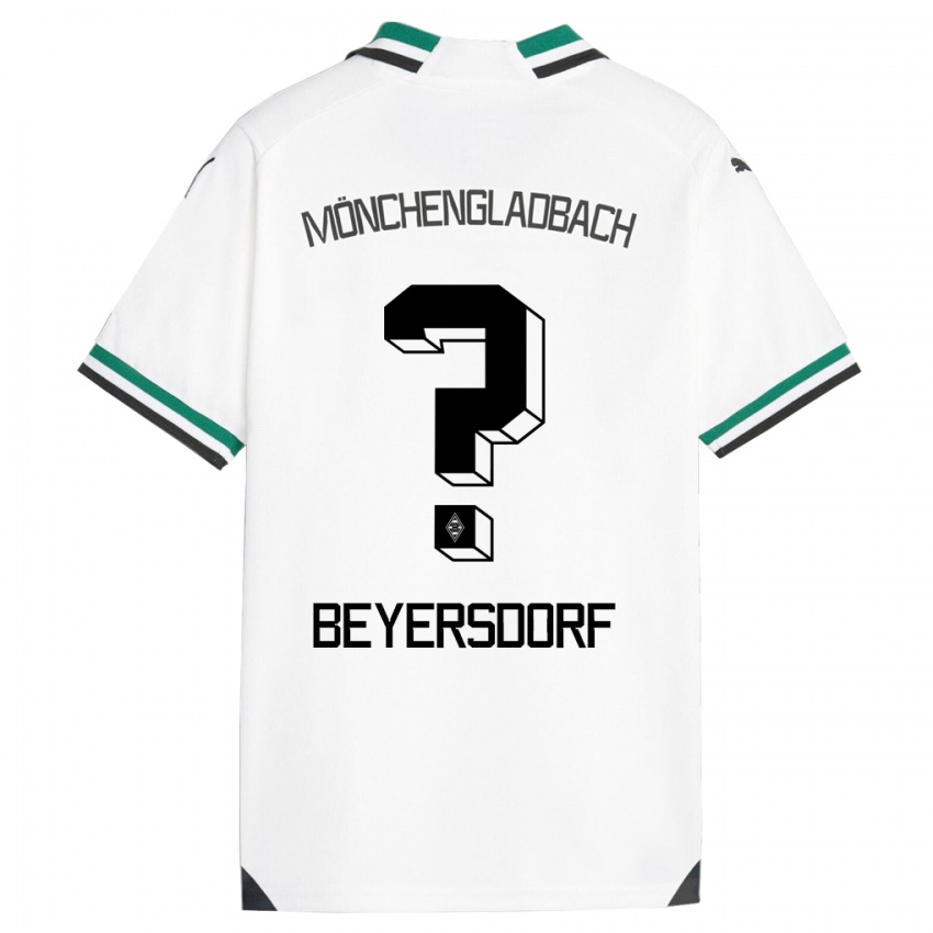 Heren Chris Beyersdorf #0 Wit Groen Thuisshirt Thuistenue 2023/24 T-Shirt België