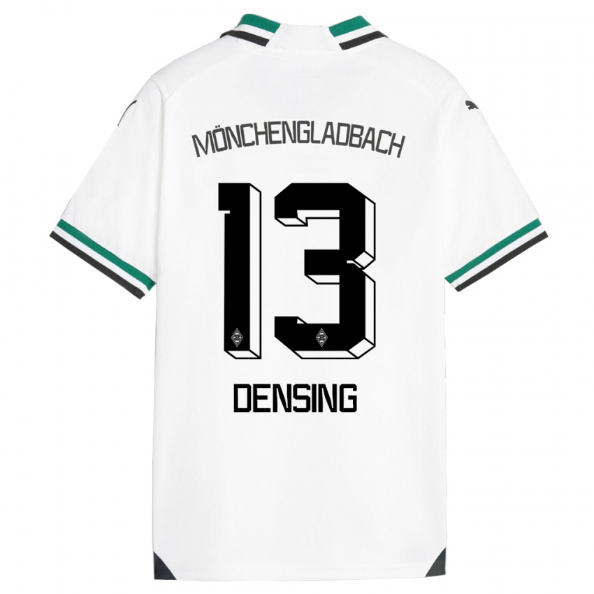 Homme Maillot Kyra Densing #13 Blanc Vert Tenues Domicile 2023/24 T-Shirt Belgique
