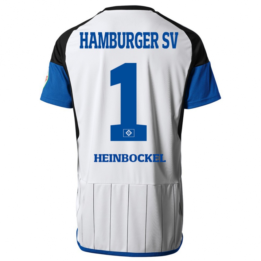 Heren Simon Heinbockel #1 Wit Thuisshirt Thuistenue 2023/24 T-Shirt België