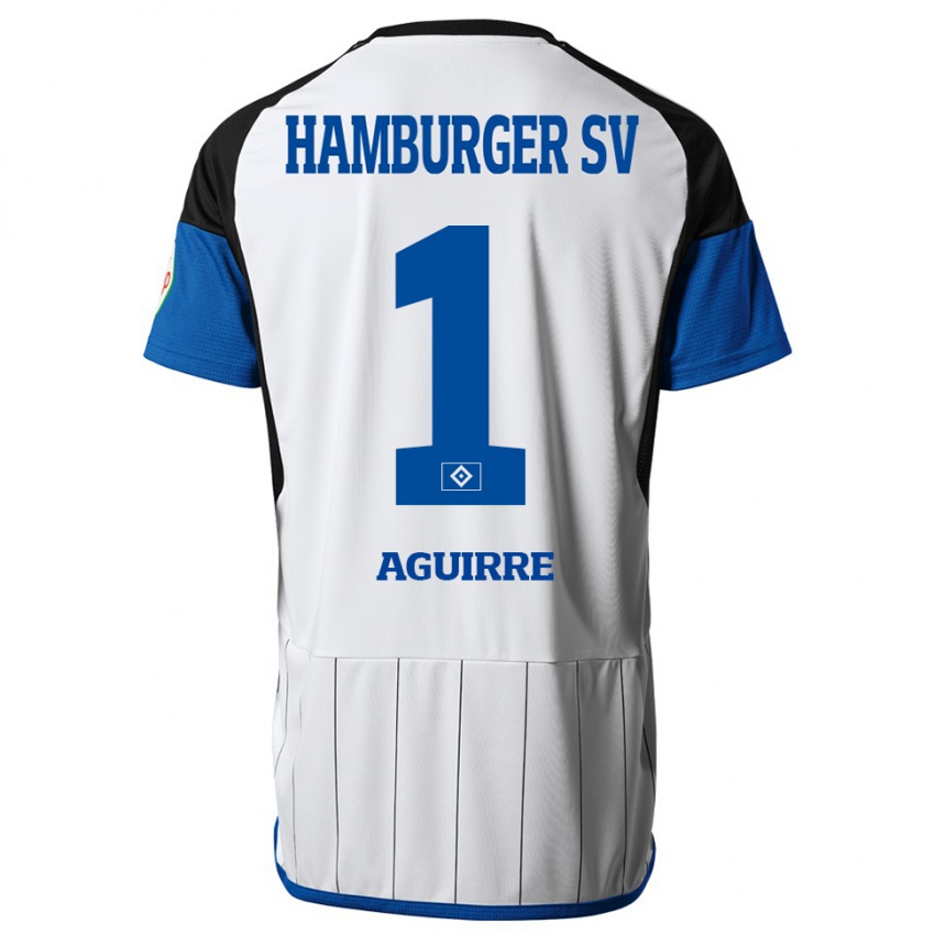 Heren José Aguirre #1 Wit Thuisshirt Thuistenue 2023/24 T-Shirt België