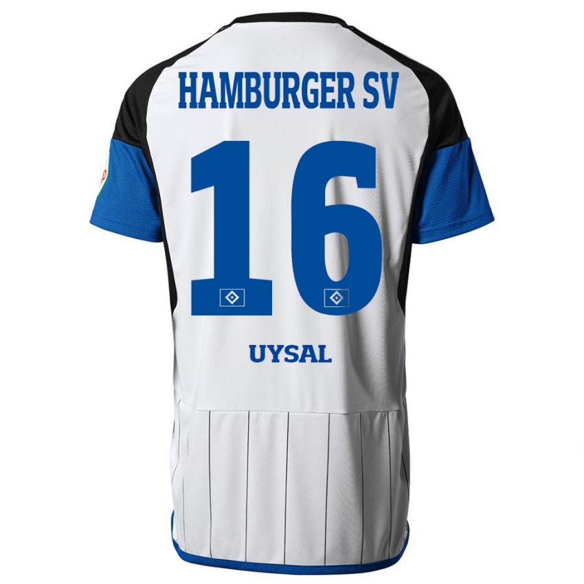 Heren Samed Uysal #16 Wit Thuisshirt Thuistenue 2023/24 T-Shirt België