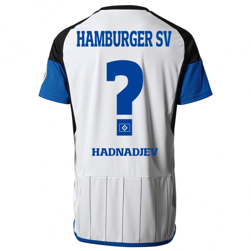 Heren Marko Hadnadjev #0 Wit Thuisshirt Thuistenue 2023/24 T-Shirt België