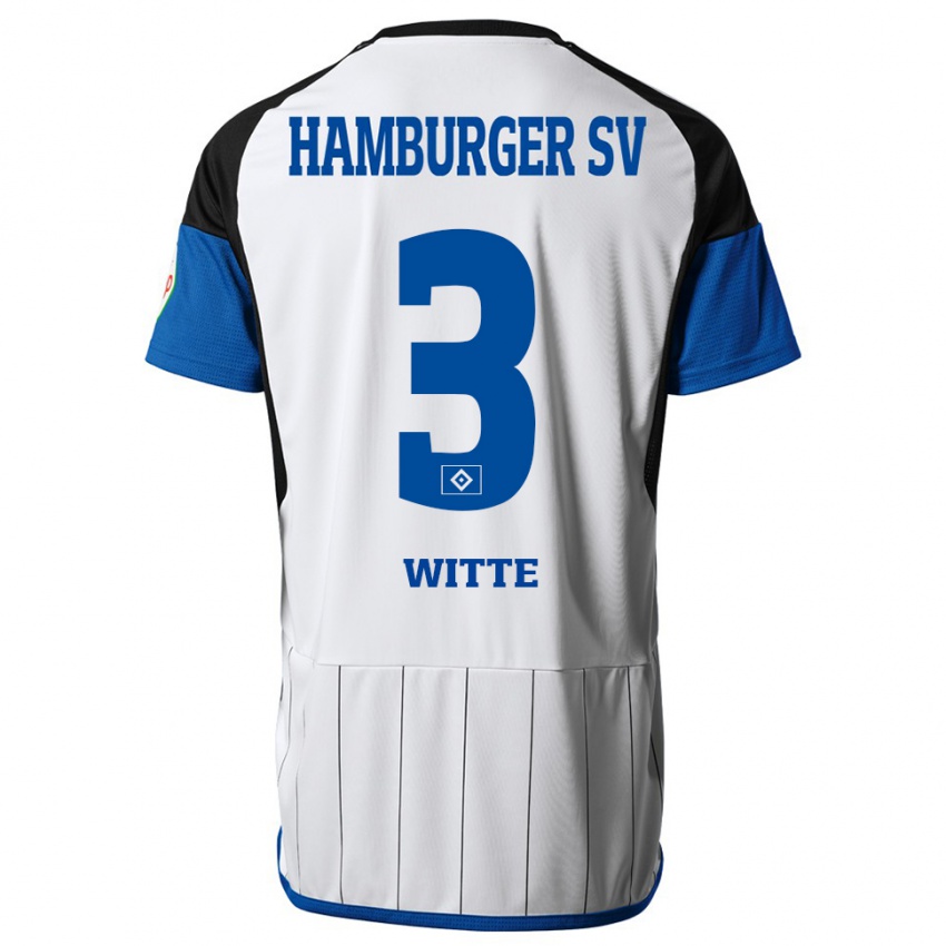 Heren Kristin Witte #3 Wit Thuisshirt Thuistenue 2023/24 T-Shirt België