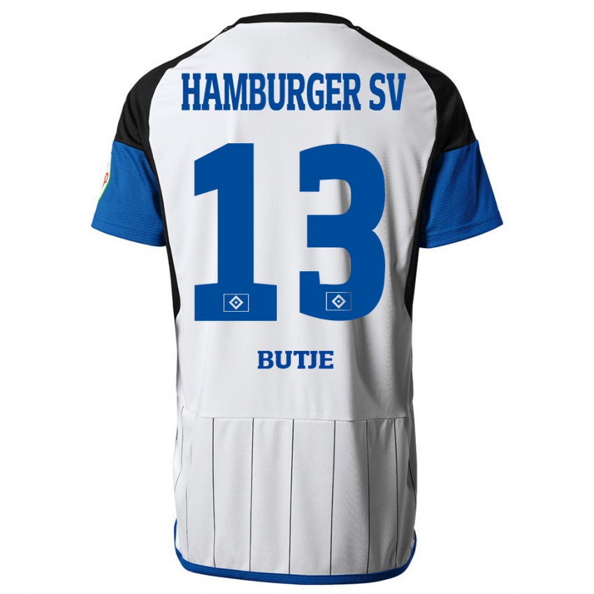 Heren Sophie Bütje #13 Wit Thuisshirt Thuistenue 2023/24 T-Shirt België