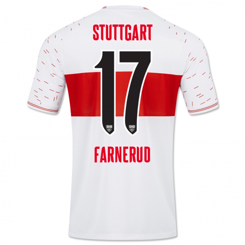 Heren Colin Farnerud #17 Wit Thuisshirt Thuistenue 2023/24 T-Shirt België