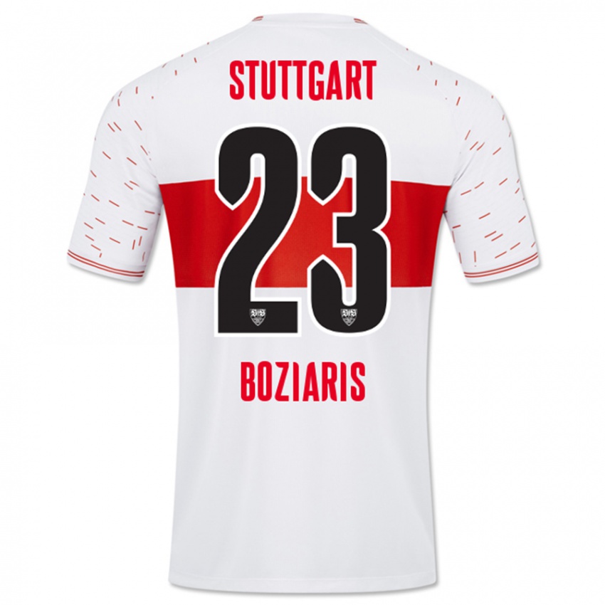 Heren Giannis Boziaris #23 Wit Thuisshirt Thuistenue 2023/24 T-Shirt België