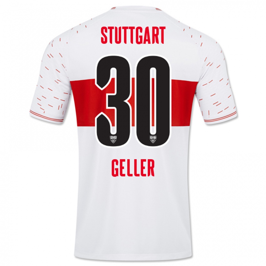 Heren Robert Geller #30 Wit Thuisshirt Thuistenue 2023/24 T-Shirt België