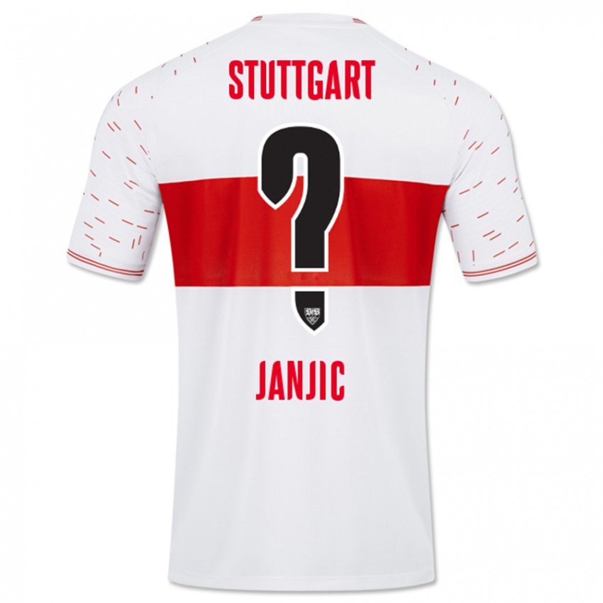 Heren Antonijo Janjic #0 Wit Thuisshirt Thuistenue 2023/24 T-Shirt België