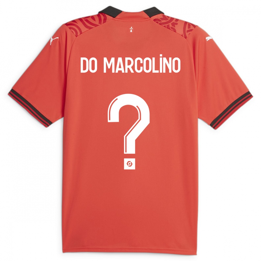 Heren Arsène Do Marcolino #0 Rood Thuisshirt Thuistenue 2023/24 T-Shirt België