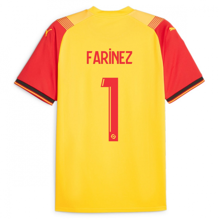 Heren Wuilker Fariñez #1 Geel Thuisshirt Thuistenue 2023/24 T-Shirt België