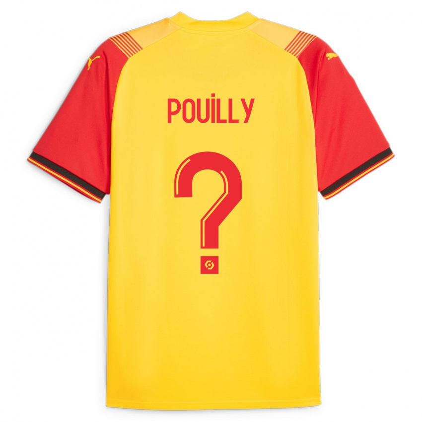 Heren Tom Pouilly #0 Geel Thuisshirt Thuistenue 2023/24 T-Shirt België
