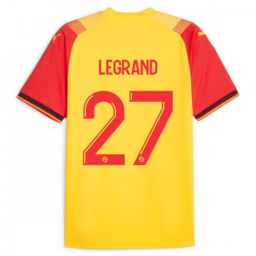 Heren Bérénice Legrand #27 Geel Thuisshirt Thuistenue 2023/24 T-Shirt België