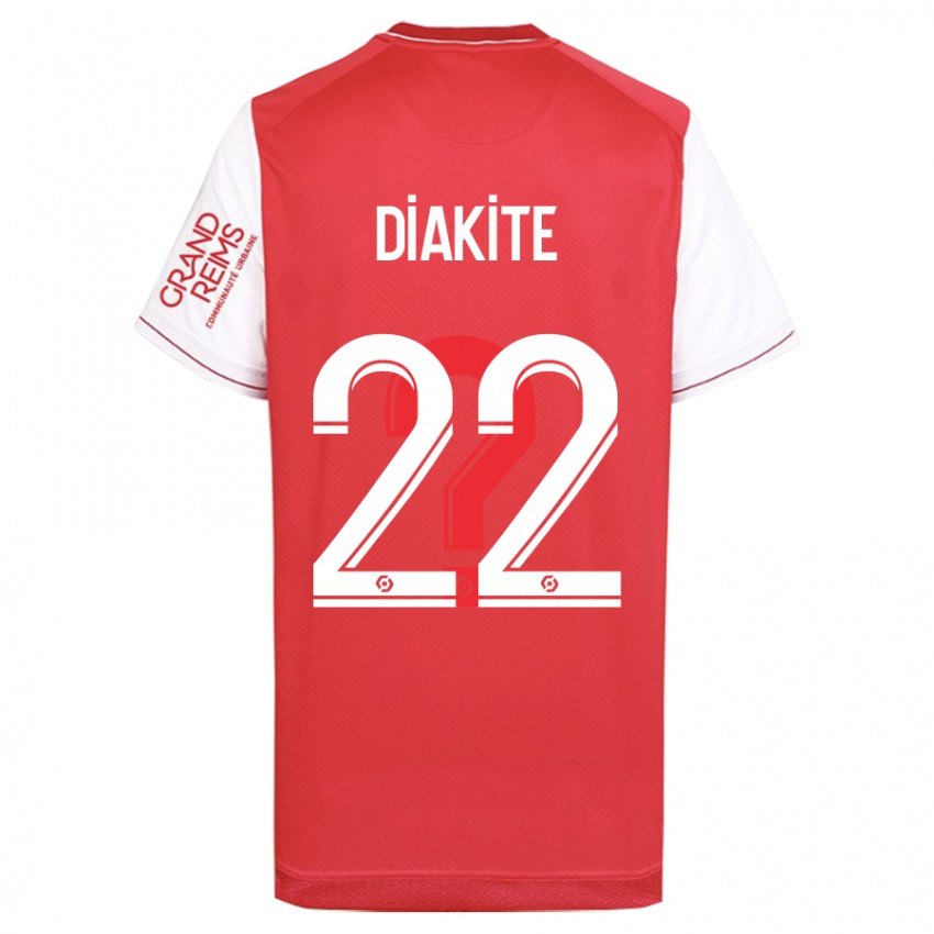 Herren Oumar Diakité #22 Rot Heimtrikot Trikot 2023/24 T-Shirt Belgien