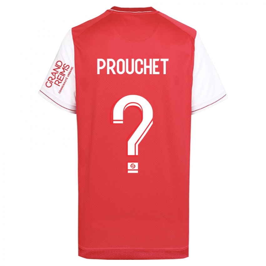 Heren Killian Prouchet #0 Rood Thuisshirt Thuistenue 2023/24 T-Shirt België