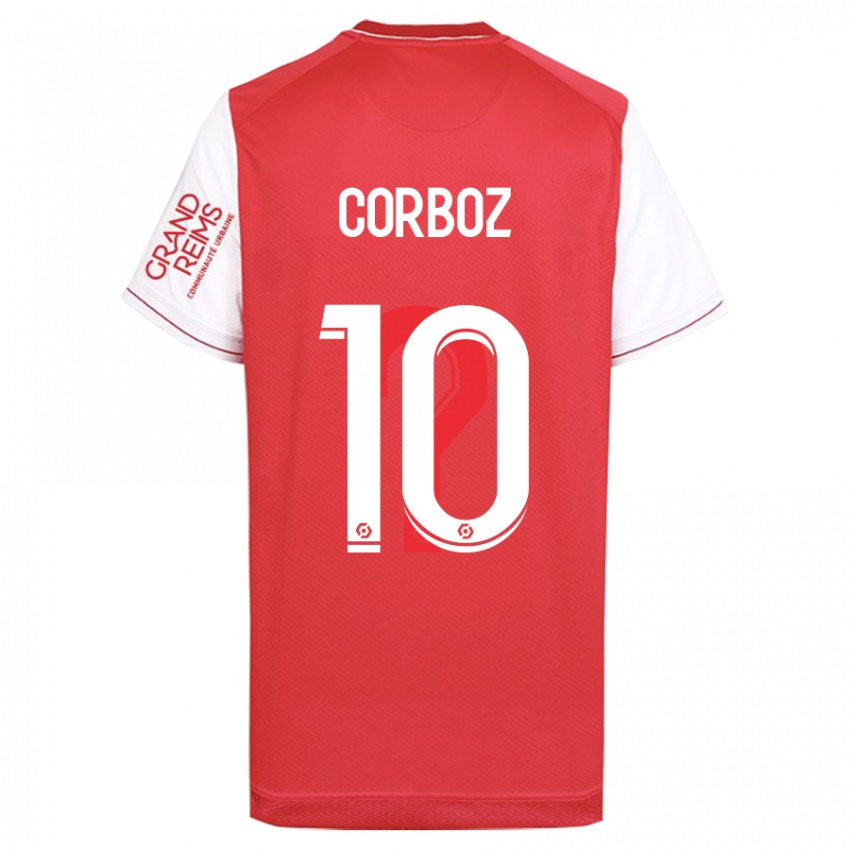 Heren Rachel Corboz #10 Rood Thuisshirt Thuistenue 2023/24 T-Shirt België