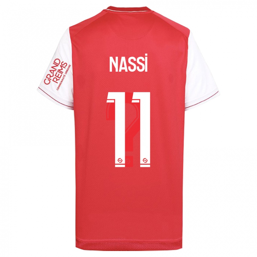 Heren Jade Nassi #11 Rood Thuisshirt Thuistenue 2023/24 T-Shirt België
