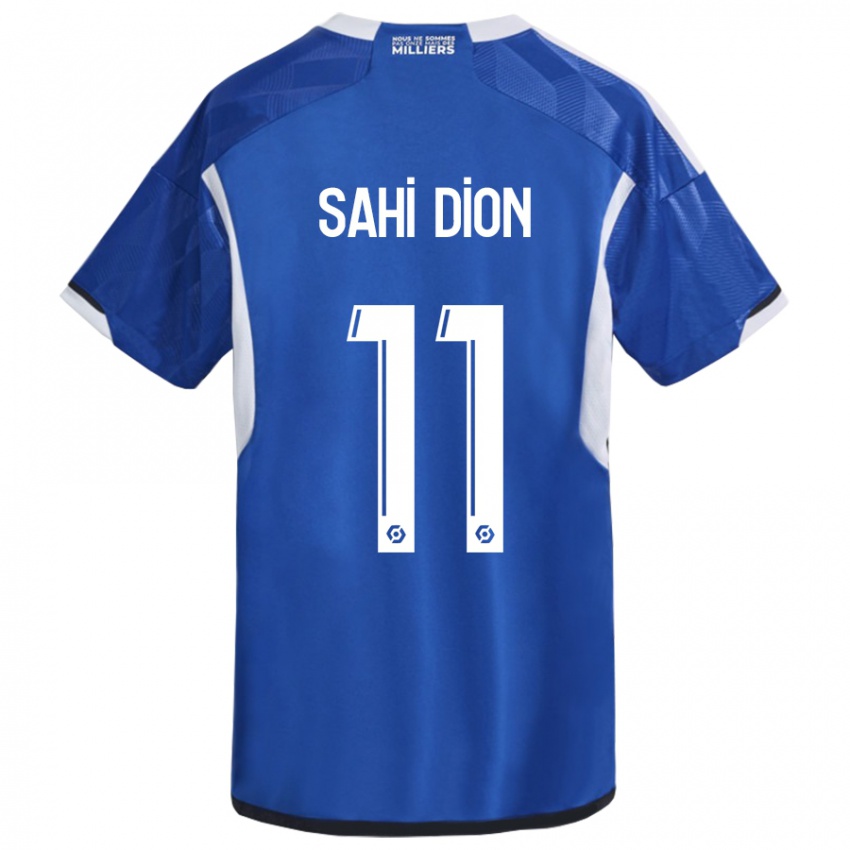 Heren Moïse Sahi Dion #11 Blauw Thuisshirt Thuistenue 2023/24 T-Shirt België