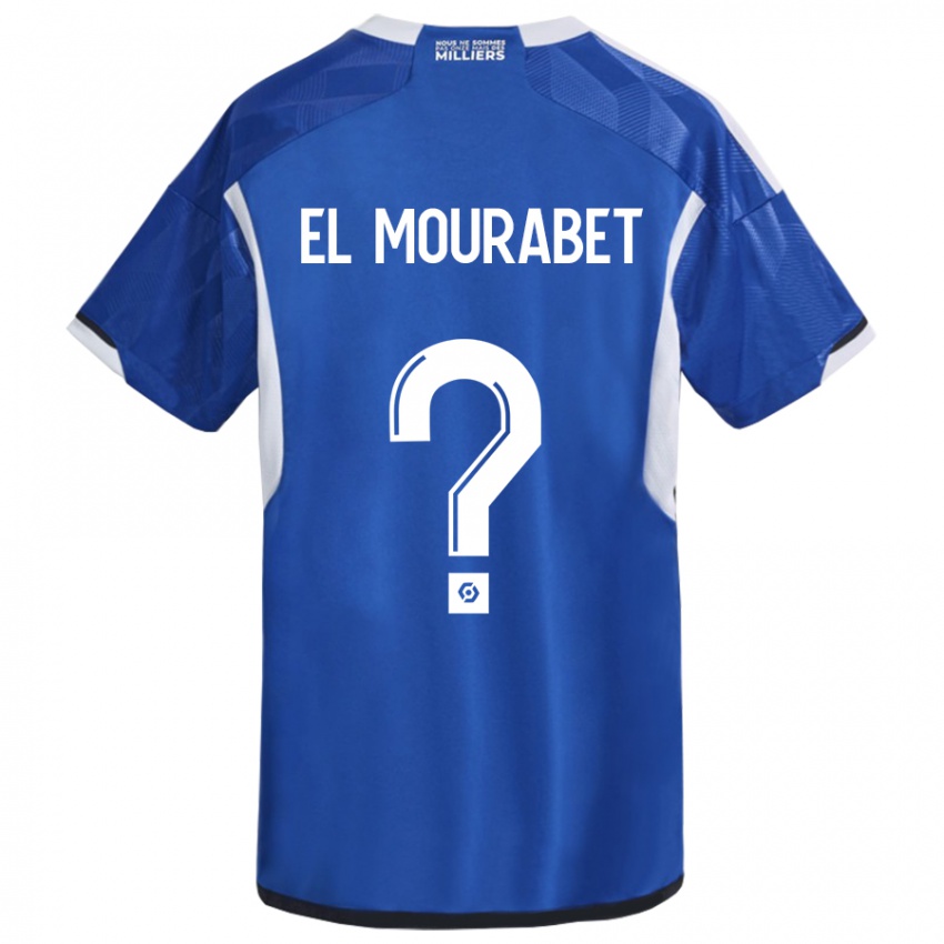 Heren Samir El Mourabet #0 Blauw Thuisshirt Thuistenue 2023/24 T-Shirt België