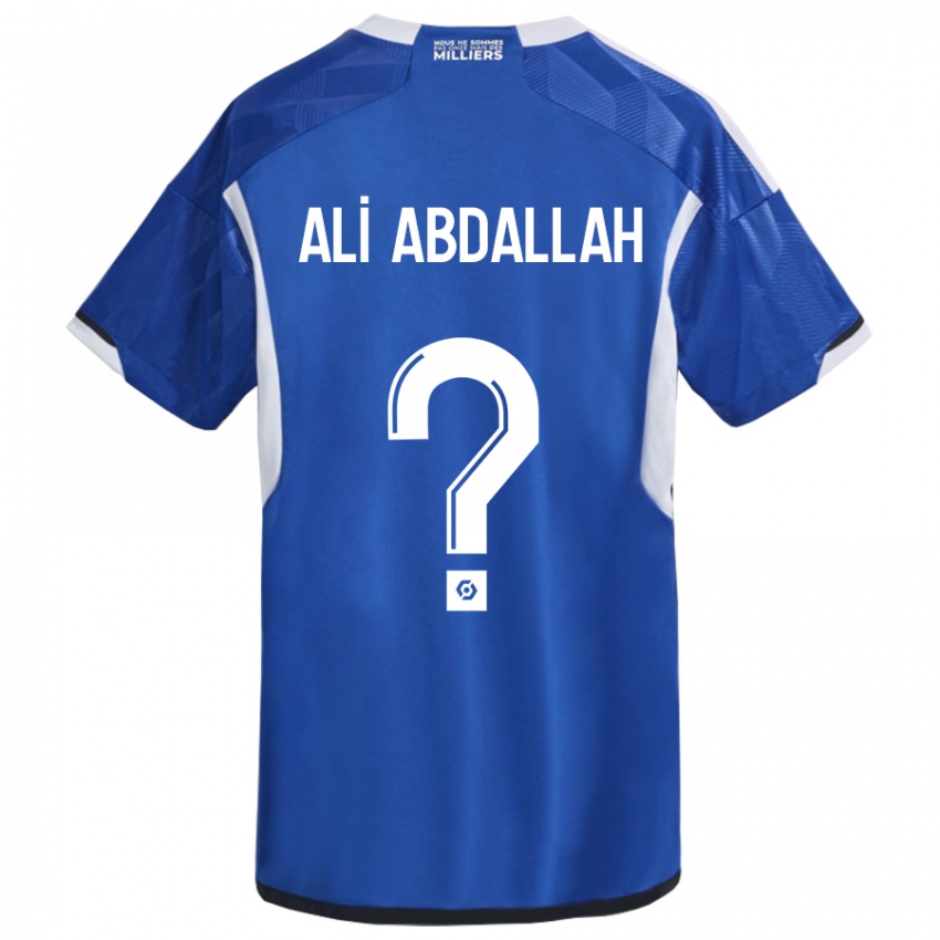 Heren Aboubacar Ali Abdallah #0 Blauw Thuisshirt Thuistenue 2023/24 T-Shirt België