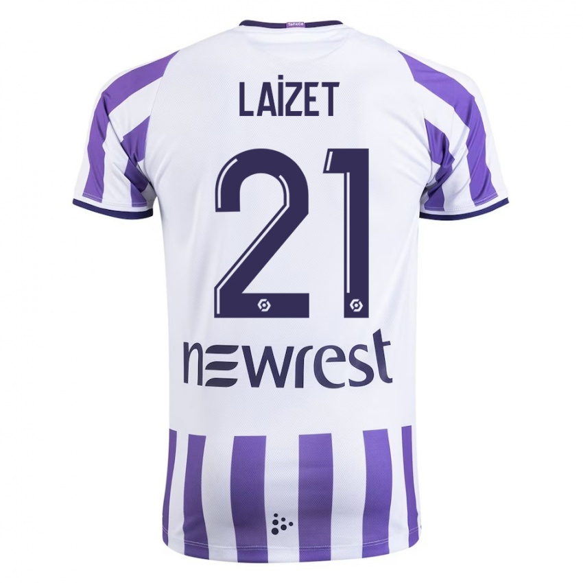 Heren Emma Laizet #21 Wit Thuisshirt Thuistenue 2023/24 T-Shirt België