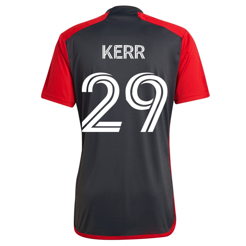 Heren Deandre Kerr #29 Grijs Thuisshirt Thuistenue 2023/24 T-Shirt België