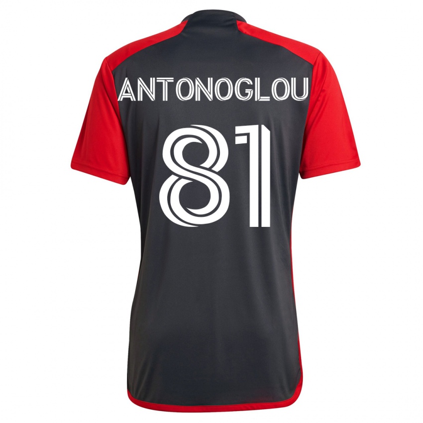 Heren Themi Antonoglou #81 Grijs Thuisshirt Thuistenue 2023/24 T-Shirt België