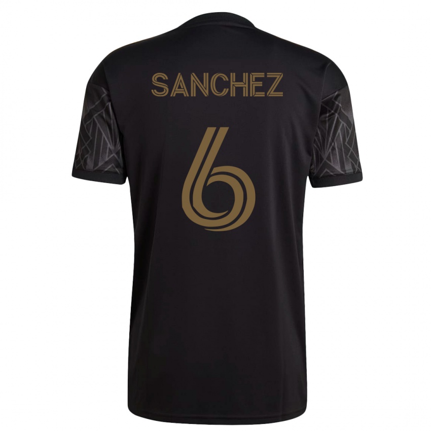 Heren Ilie Sánchez #6 Zwart Thuisshirt Thuistenue 2023/24 T-Shirt België