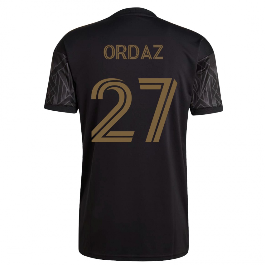 Heren Nathan Ordaz #27 Zwart Thuisshirt Thuistenue 2023/24 T-Shirt België