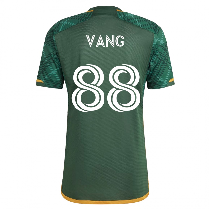 Homme Maillot Michael Vang #88 Vert Tenues Domicile 2023/24 T-Shirt Belgique