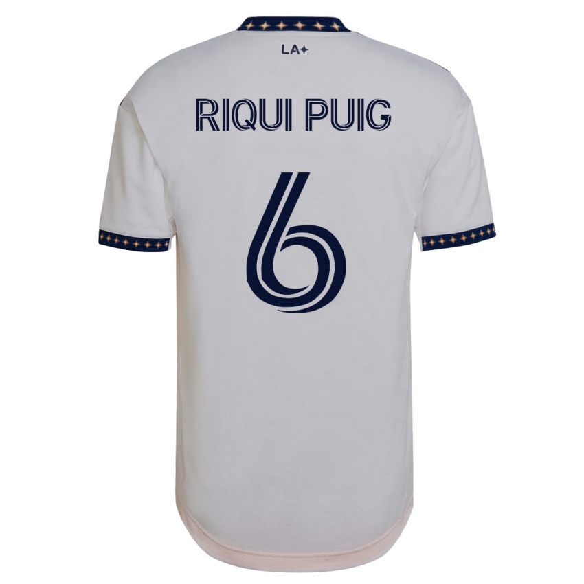 Heren Riqui Puig #6 Wit Thuisshirt Thuistenue 2023/24 T-Shirt België