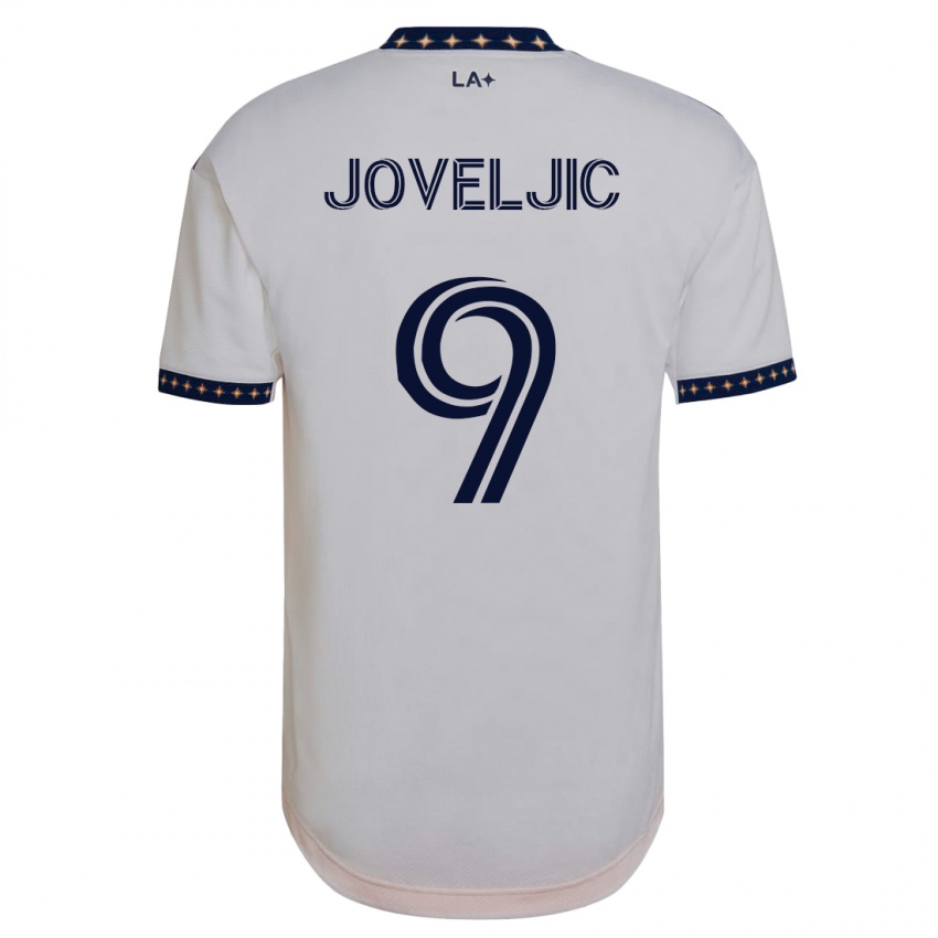 Heren Dejan Joveljic #9 Wit Thuisshirt Thuistenue 2023/24 T-Shirt België