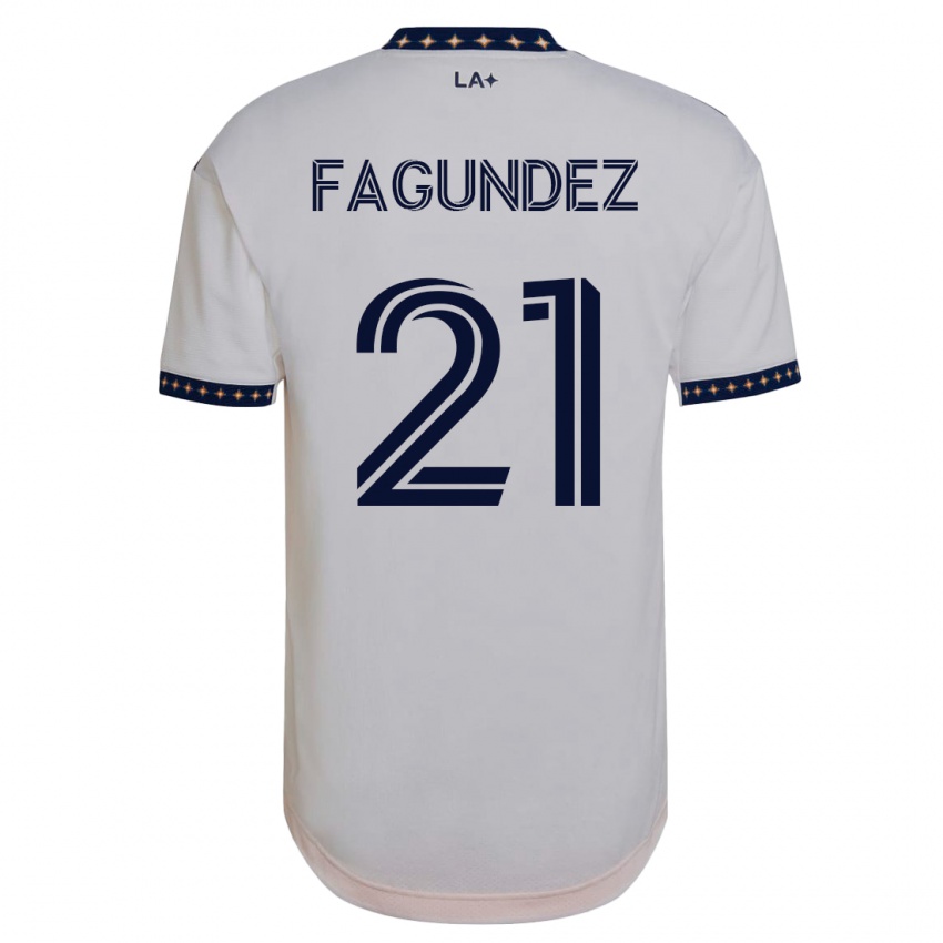 Heren Diego Fagúndez #21 Wit Thuisshirt Thuistenue 2023/24 T-Shirt België