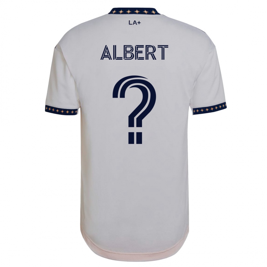 Heren Mathis Albert #0 Wit Thuisshirt Thuistenue 2023/24 T-Shirt België