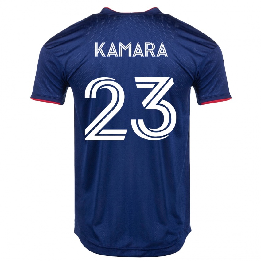 Heren Kei Kamara #23 Marine Thuisshirt Thuistenue 2023/24 T-Shirt België