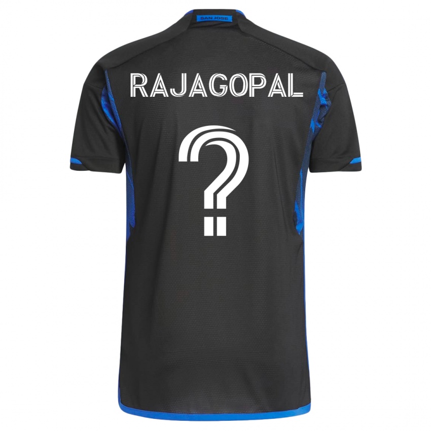 Heren Rohan Rajagopal #0 Blauw Zwart Thuisshirt Thuistenue 2023/24 T-Shirt België