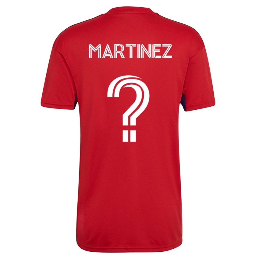 Heren Jonathan Martinez #0 Rood Thuisshirt Thuistenue 2023/24 T-Shirt België